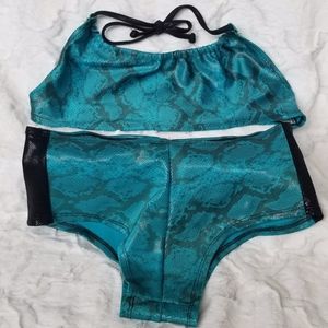 Snake Print Dance Outfit/Lingerie